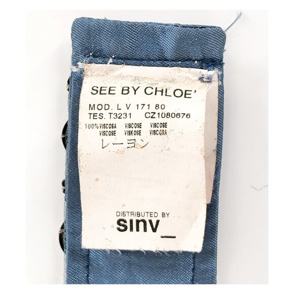 SEE BY CHLOE Metal Beads‎ & Mesh Waist Belt